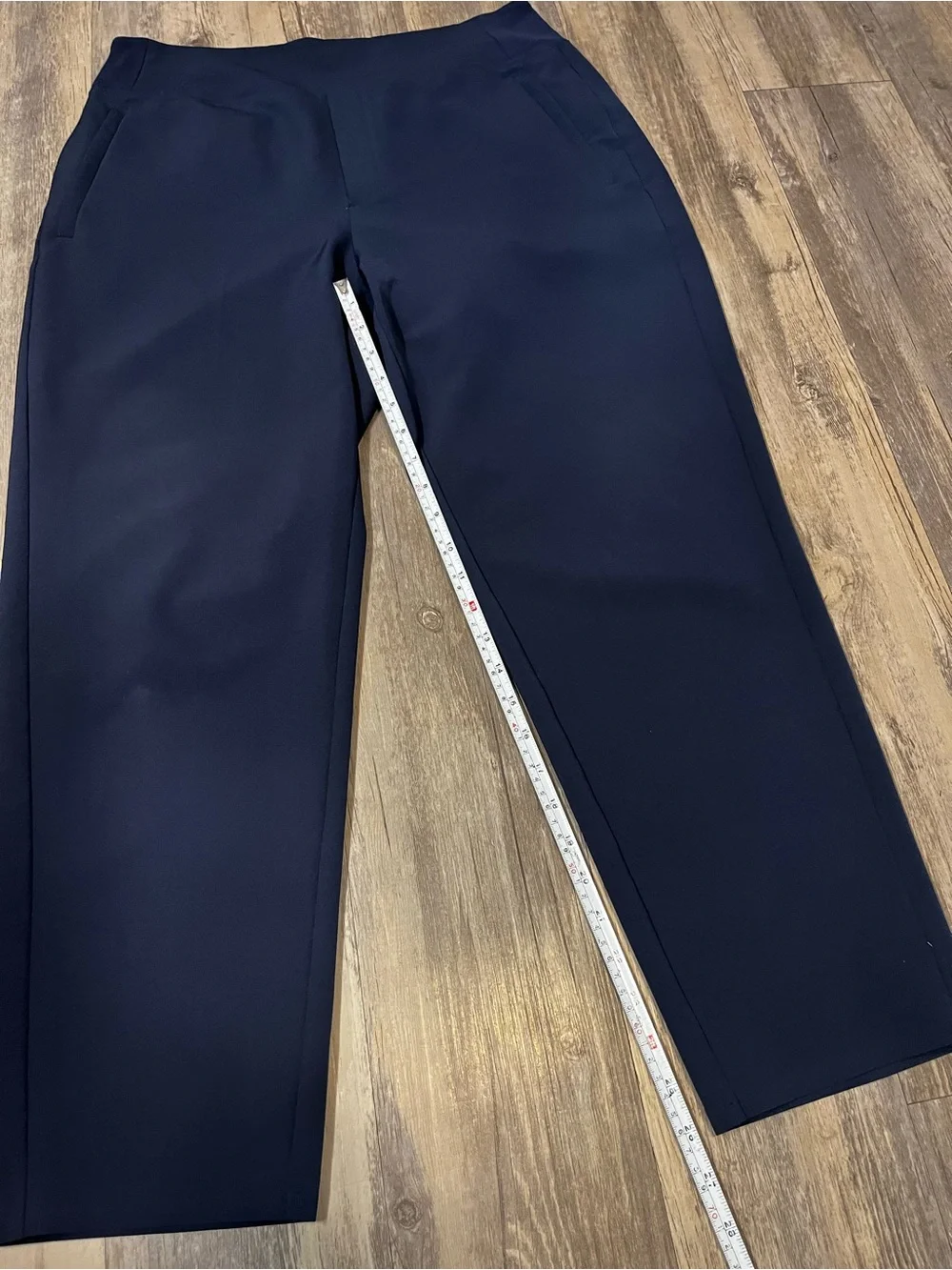 Athleta Endless High Rise Pant Navy Blue Casual Travel Women’s Size 12